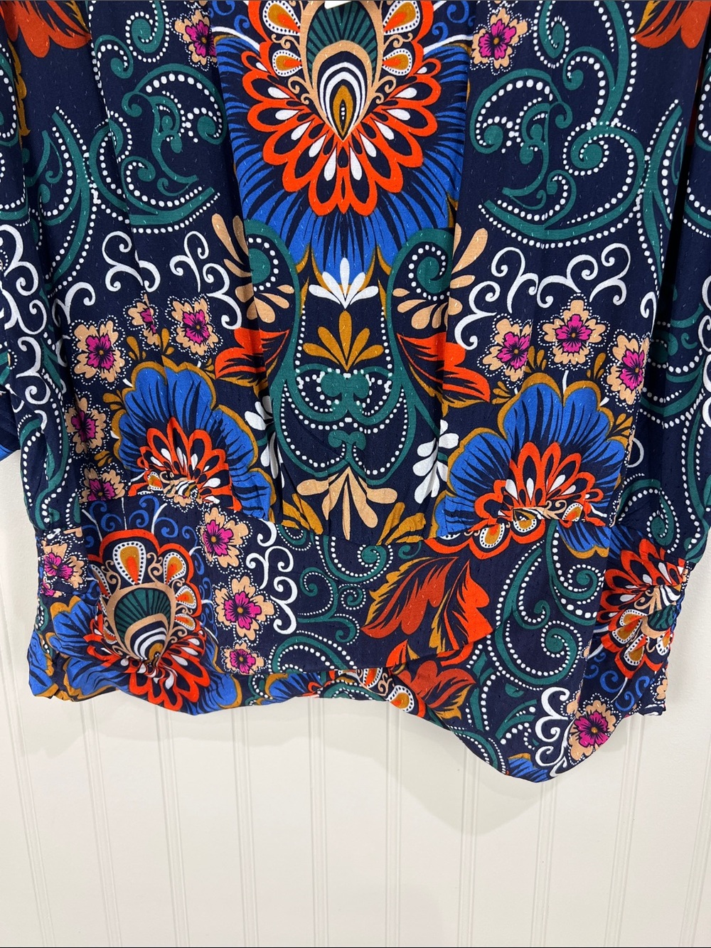 NWT Anthropologie Vienna Kimono Blouse Size Large - Picture 4 of 10